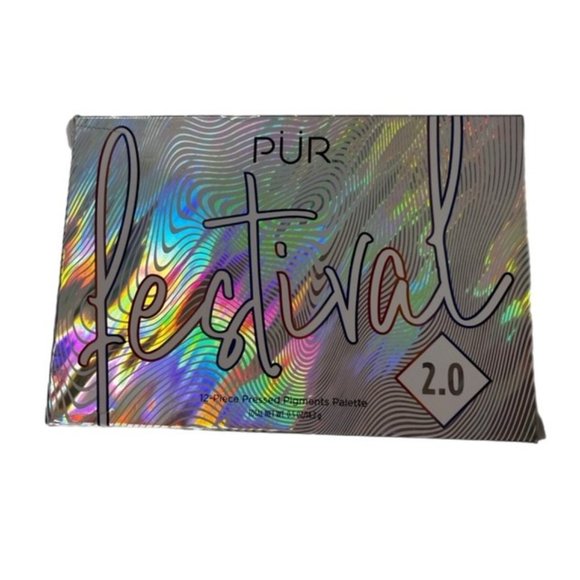 Pur Festival 2.0, 12 Piece Pressed Pigment Eyeshadow Palette New! - Picture 5 of 7
